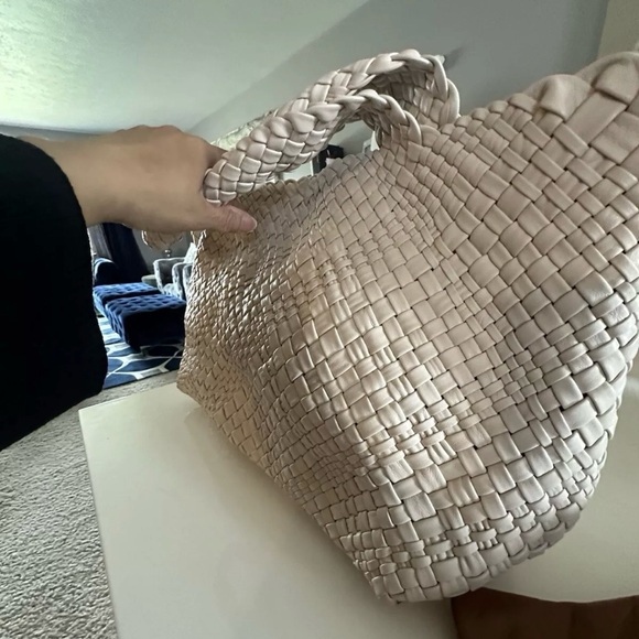 Falor cream large snap closer leather purse - Picture 4 of 7